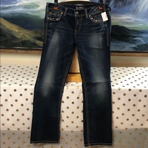NWT silver suki slim boot denim jeans
